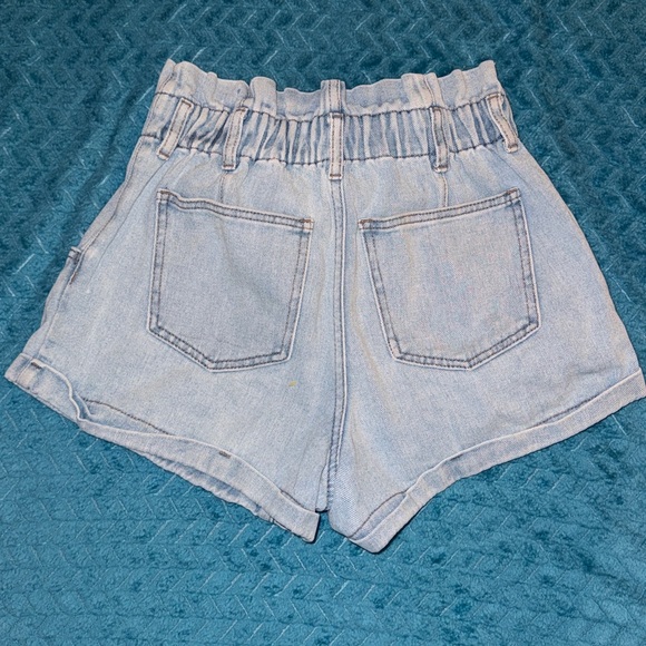 PacSun Paperbag Waist Denim Mom Shorts Jean Shorts - M - Picture 4 of 4